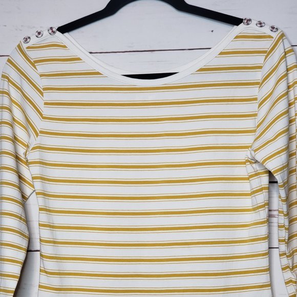 Matilda Jane Yellow Striped Top - Picture 3 of 8